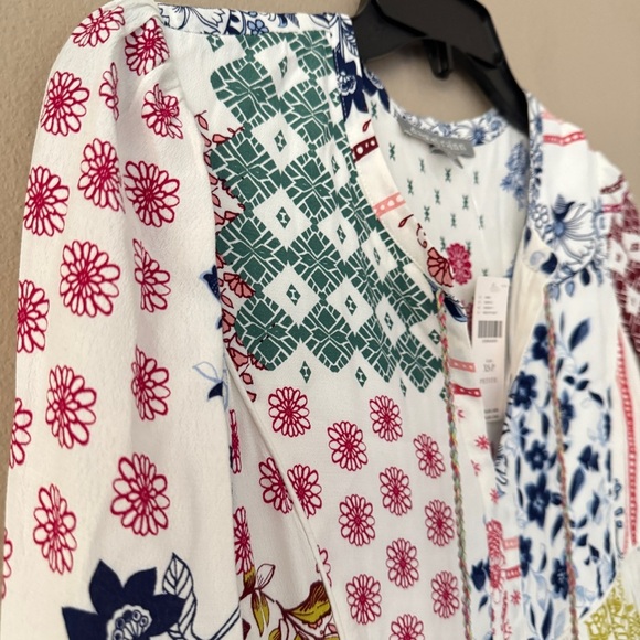 NWT Anthropologie Daniel Rainn Westerly Patchwork Midi Dress Size XSP - Picture 10 of 14